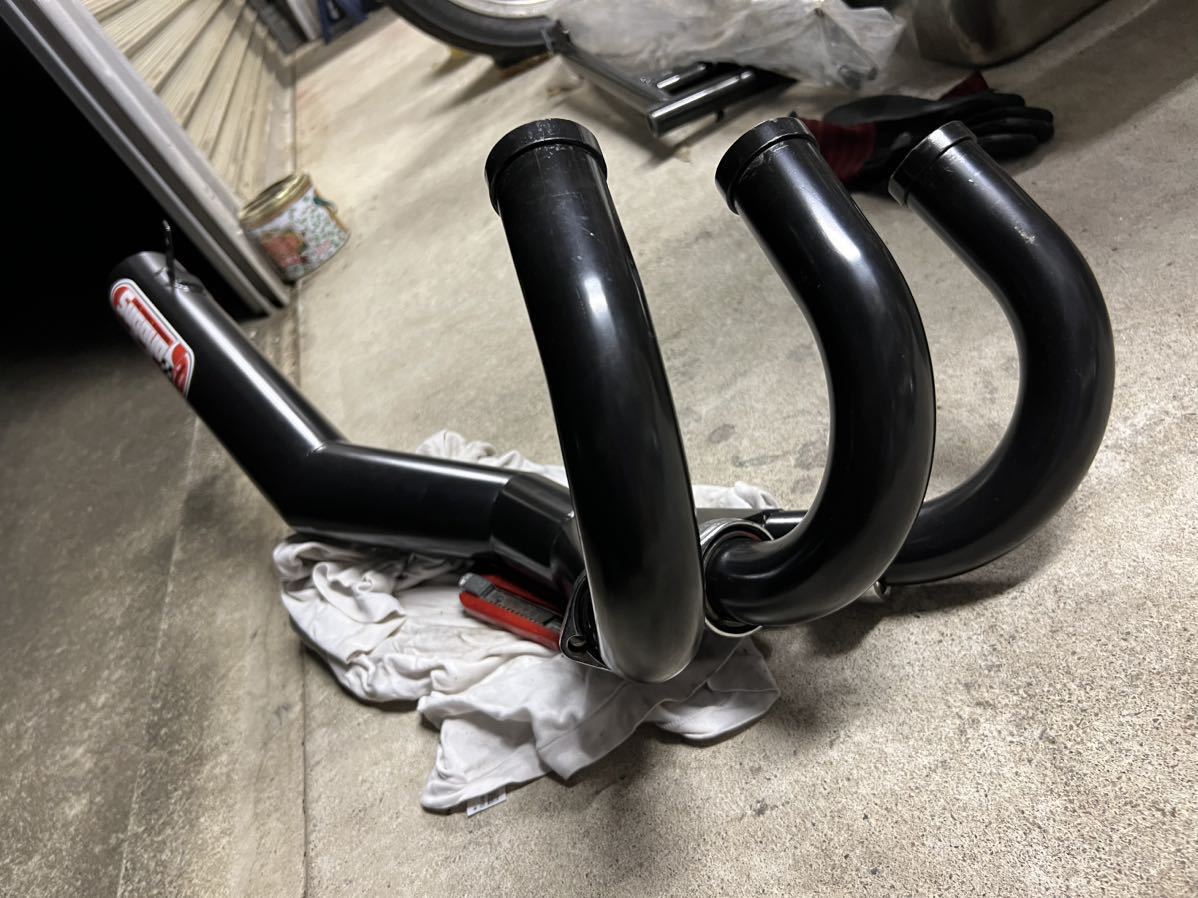 カワサキ KH400 SS400 スガヤ 集合 チャンバー 当時 美品 キジマ カワサキ KH400 SS400 スガヤ 集合 チャンバー 当時 美品 キジマ