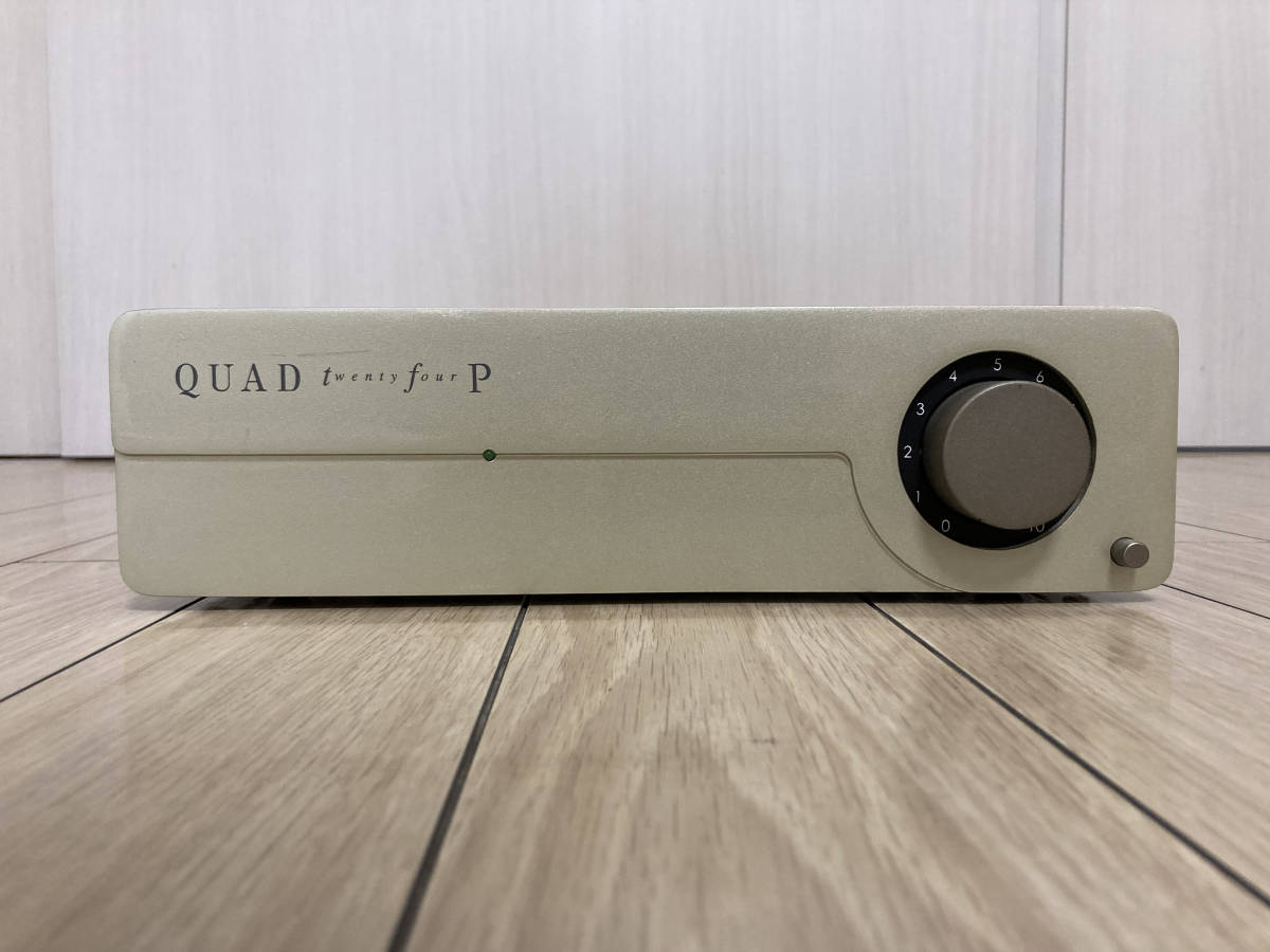 フォノイコライザーアンプ QUAD QC24P （オーバーホール、真空管交換