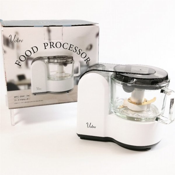 YMAZEN Votre food processor MFC-G501 [PSE Mark equipped ] 2022 year made [ with translation * glass container bottom . lack equipped ]58 00008