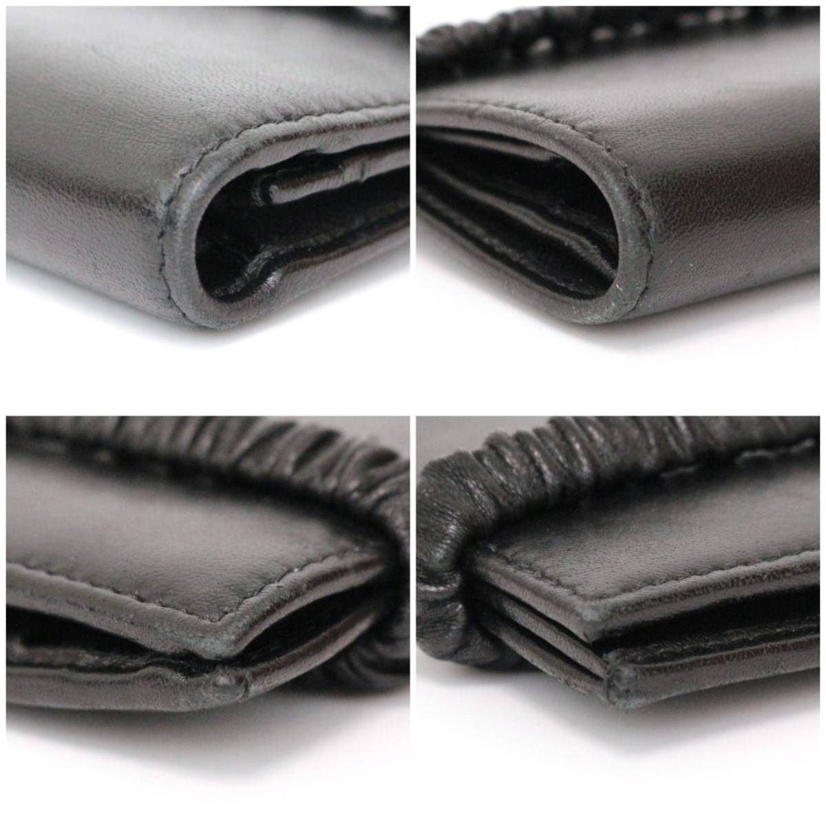 ミュウ ミュウ 5MV024 ギャザー 折り財布 ウォレット folded wallet