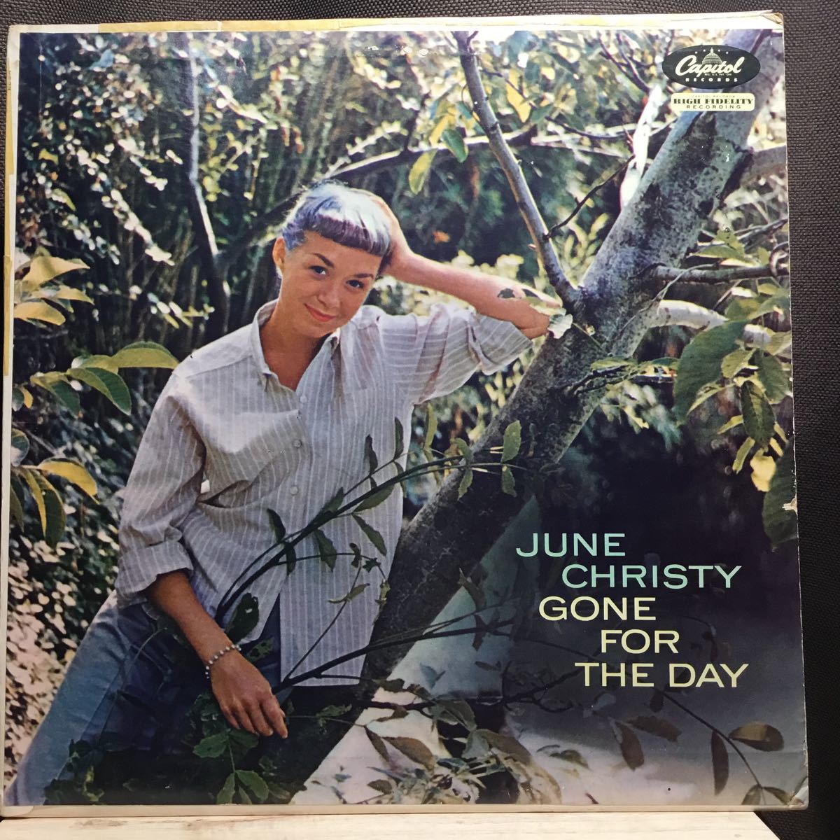 LP★カナダ盤MONOレア!!深溝 JUNE CHRISTY/GONE FOR THE DAY ジェーン・クリスティ T902_画像1