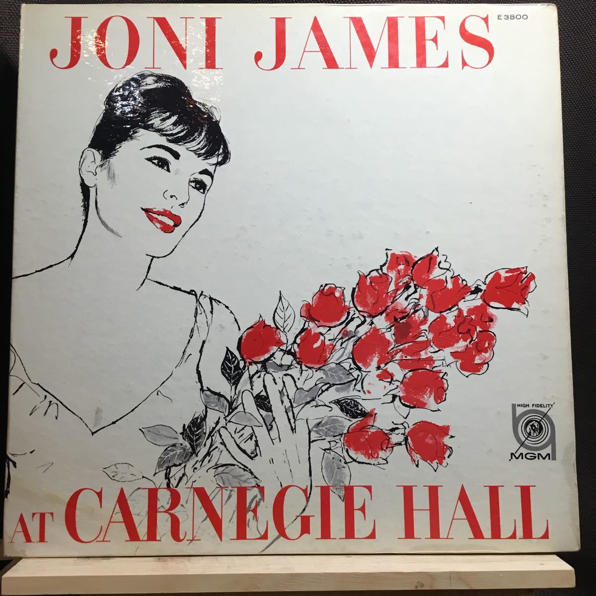 LP★USオリジナル盤MONO 深溝 JONI JAMES/AT CARNEGIE HALL E3800 ジョニ・ジェームス 女性ヴォーカル MGM_画像1