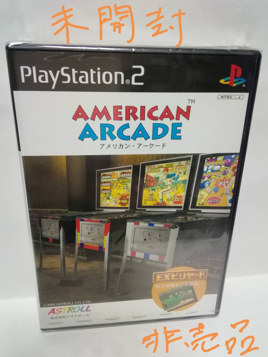 【送料無料キャンペーン?】 PS2 アメリカン・アーケード 未開封 見本盤 カード、テーブル 【送料無料キャンペーン?】 PS2 アメリカン・アーケード 未開封 見本盤 カード、テーブル