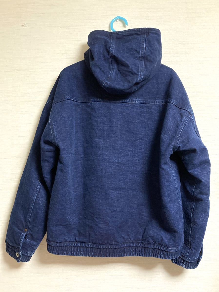 【即決】20AW Sサイズ テンダーロイン DUCK HOODED JKT ダック ジャケット デニム ブランケット_画像3