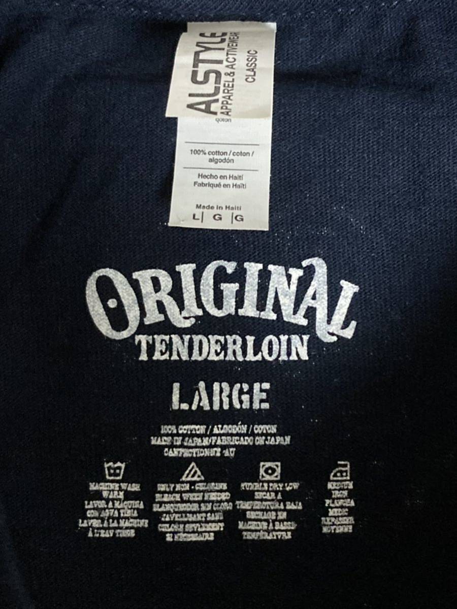 【即決】21SS 新品未使用 Lサイズ テンダーロイン TEE S.S 21 Tシャツ ネイビー_画像3