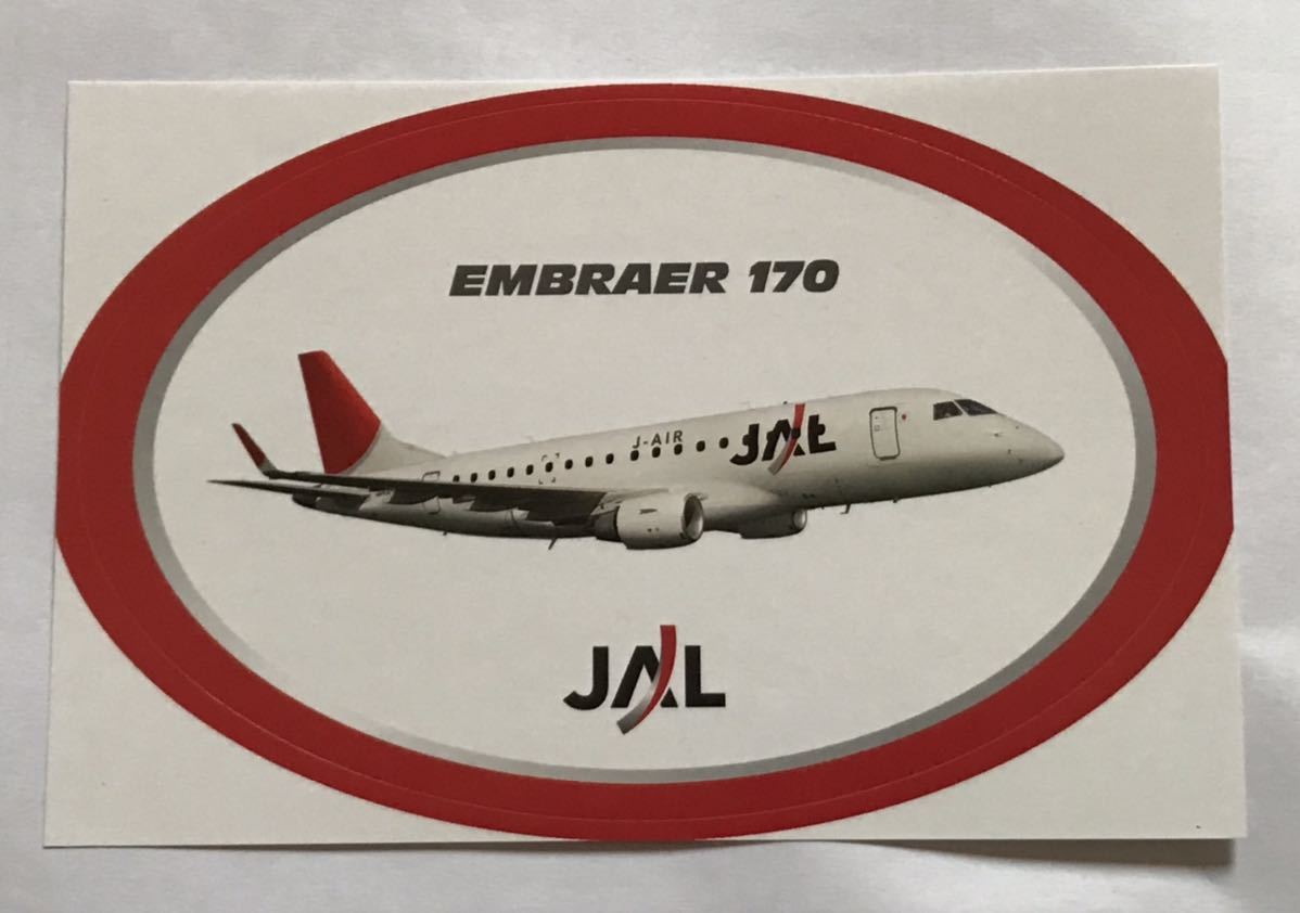 J-AIR ERJ-170 初便グッズ_ステッカー