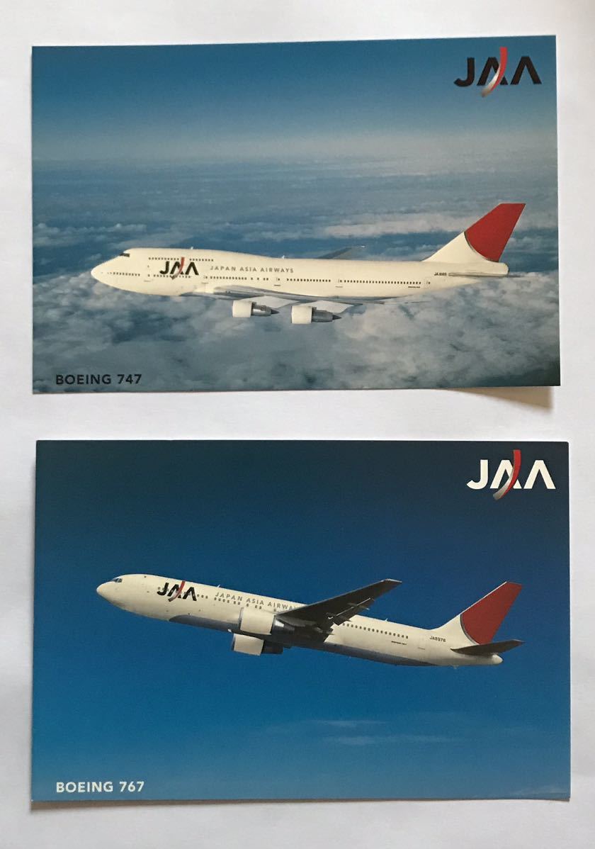 JAA 日本アジア航空ポストカード_画像1