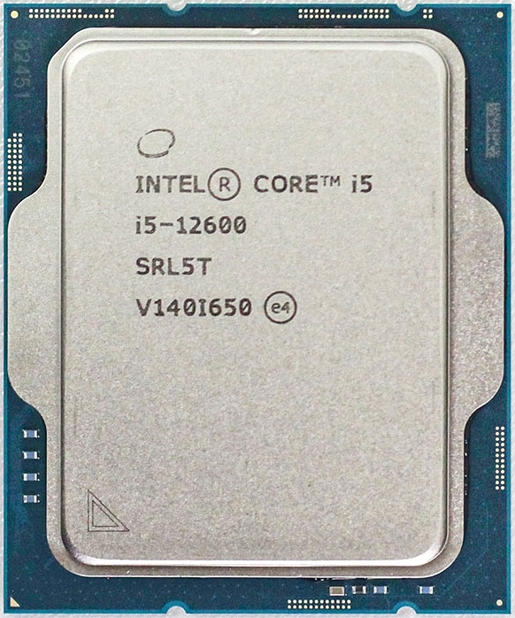 Intel Core i5-12600 SRL5T 6C 3.3GHz 18MB 65W LGA1700 CM8071504647406_画像1