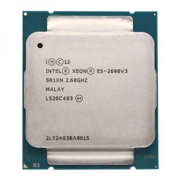 2個セット Intel Xeon E5-2690 v3 SR1XN 12C 2 6GHz 30MB 135W LGA2011