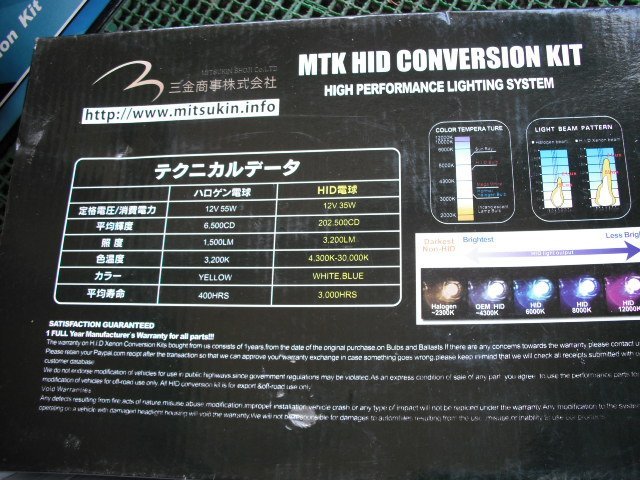 『B152』DB8,B18C,インテグラ タイプR,INTEGRA TYPE R,社外 HID KIT キット,XENON MITSUKIN,COOAU,1-31rzの画像3