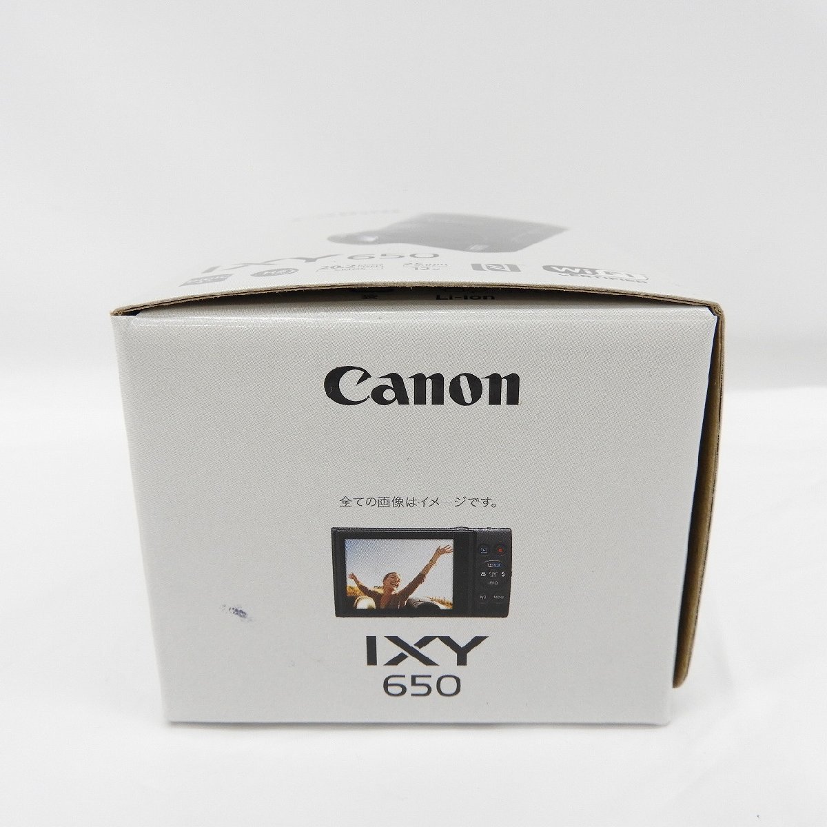 未使用品】Canon キャノン デジタルカメラ IXY 650 ブラック ※保証開始