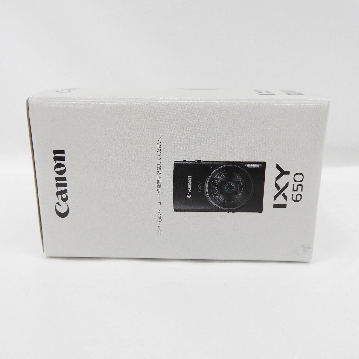 未使用品】Canon キャノン デジタルカメラ IXY 650 ブラック ※保証開始