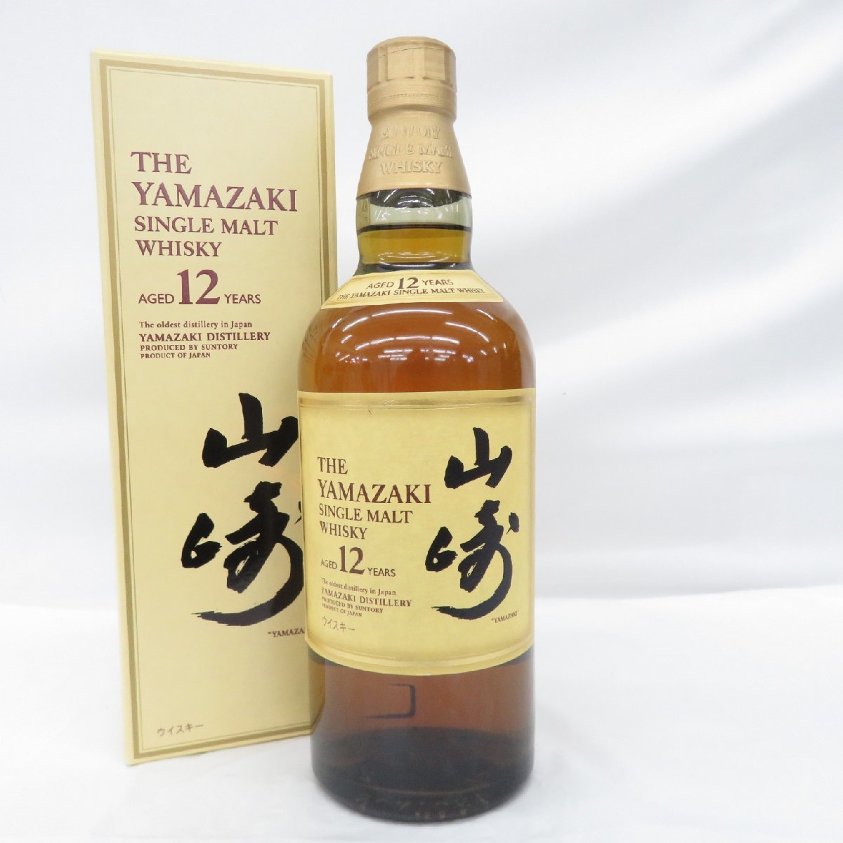 未開栓】SUNTORY サントリー 山崎 12年 シングルモルト 旧 ウイスキー