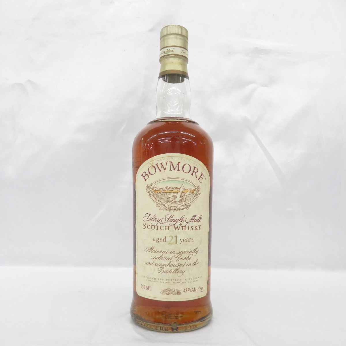 未開栓】BOWMORE ボウモア 21年 カモメラベル シングルモルト