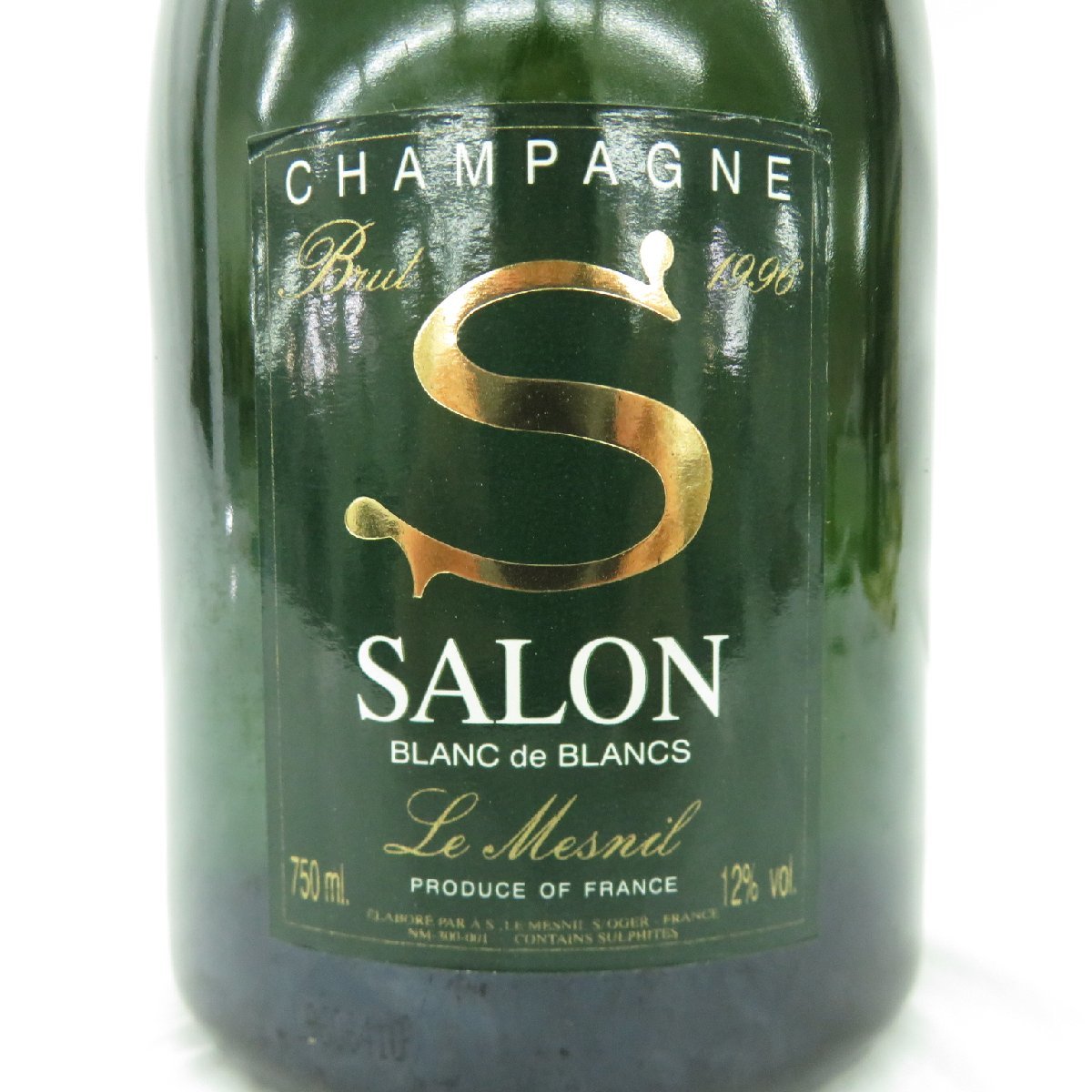 未開栓】SALON サロン ブラン・ド・ブラン 1996 シャンパン 750ml 12