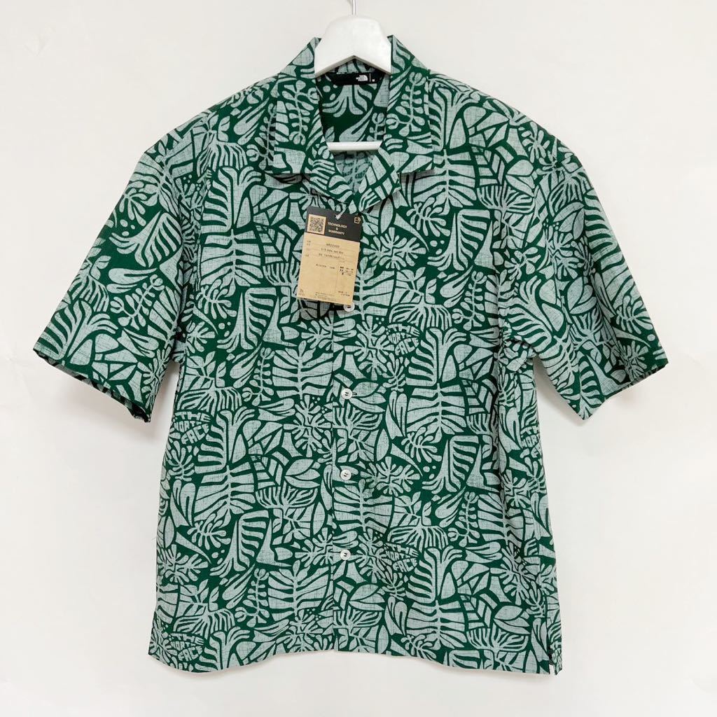 THE NORTH FACE ザ ノースフェイス Aloha Vent Shirt アロハ ベント シャツ 半袖 NR22330 ボタニカルグリーン M 未使用