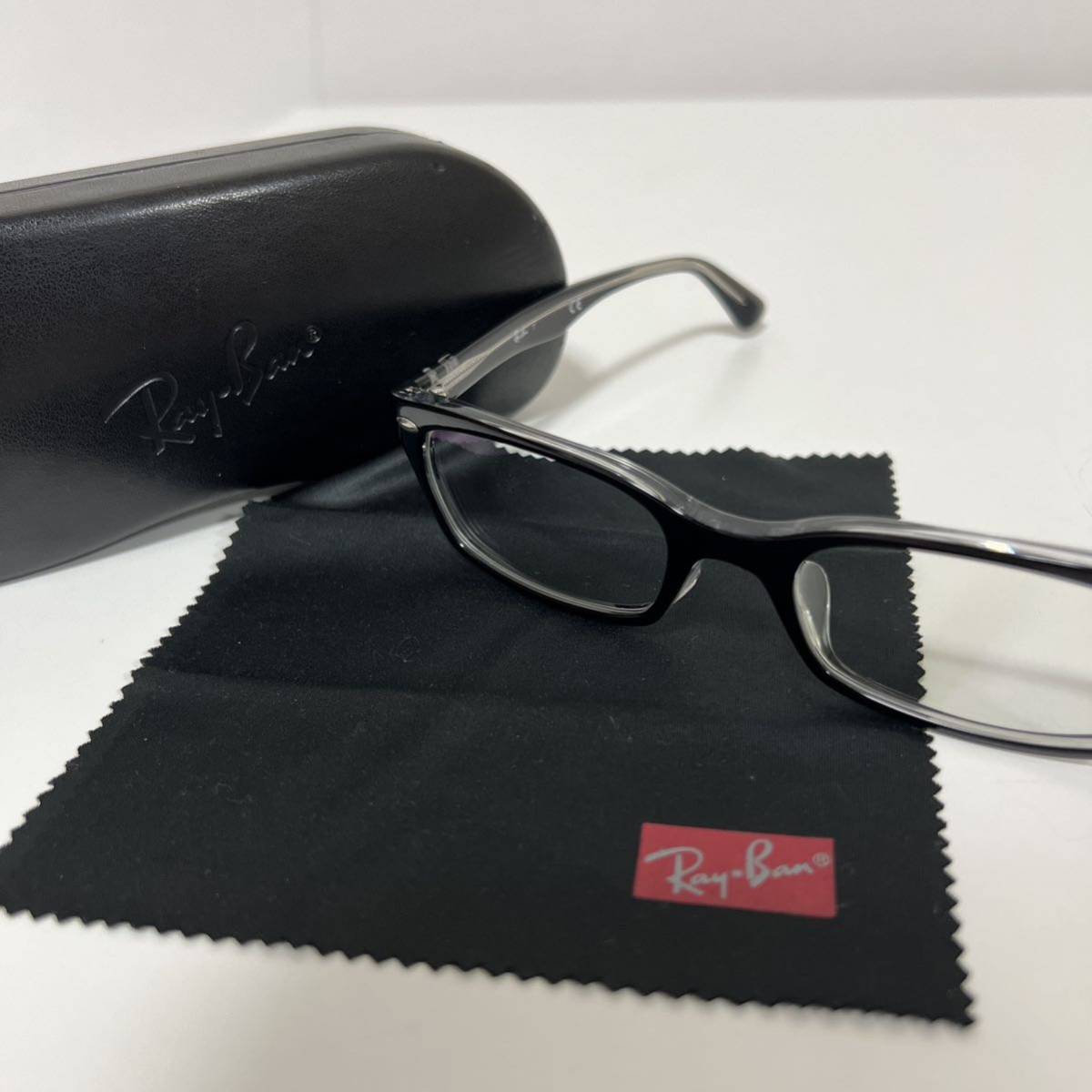 Ray-Ban レイバン メガネフレーム 度入り RB5150F 2034 ブラック 中古