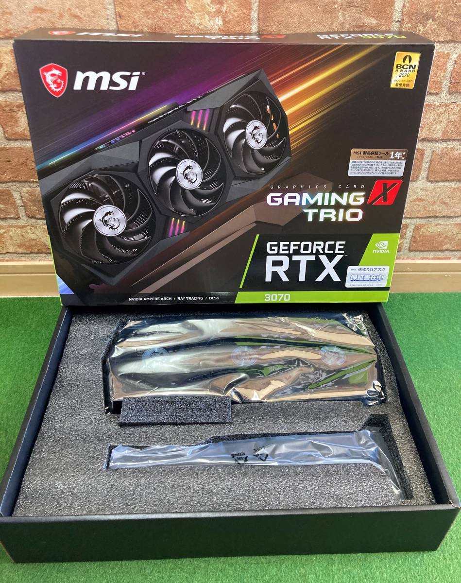 MSI GEFORCE RTX 3070 GAMING X TRIO 8GB ＠ グラフィックカード 動作