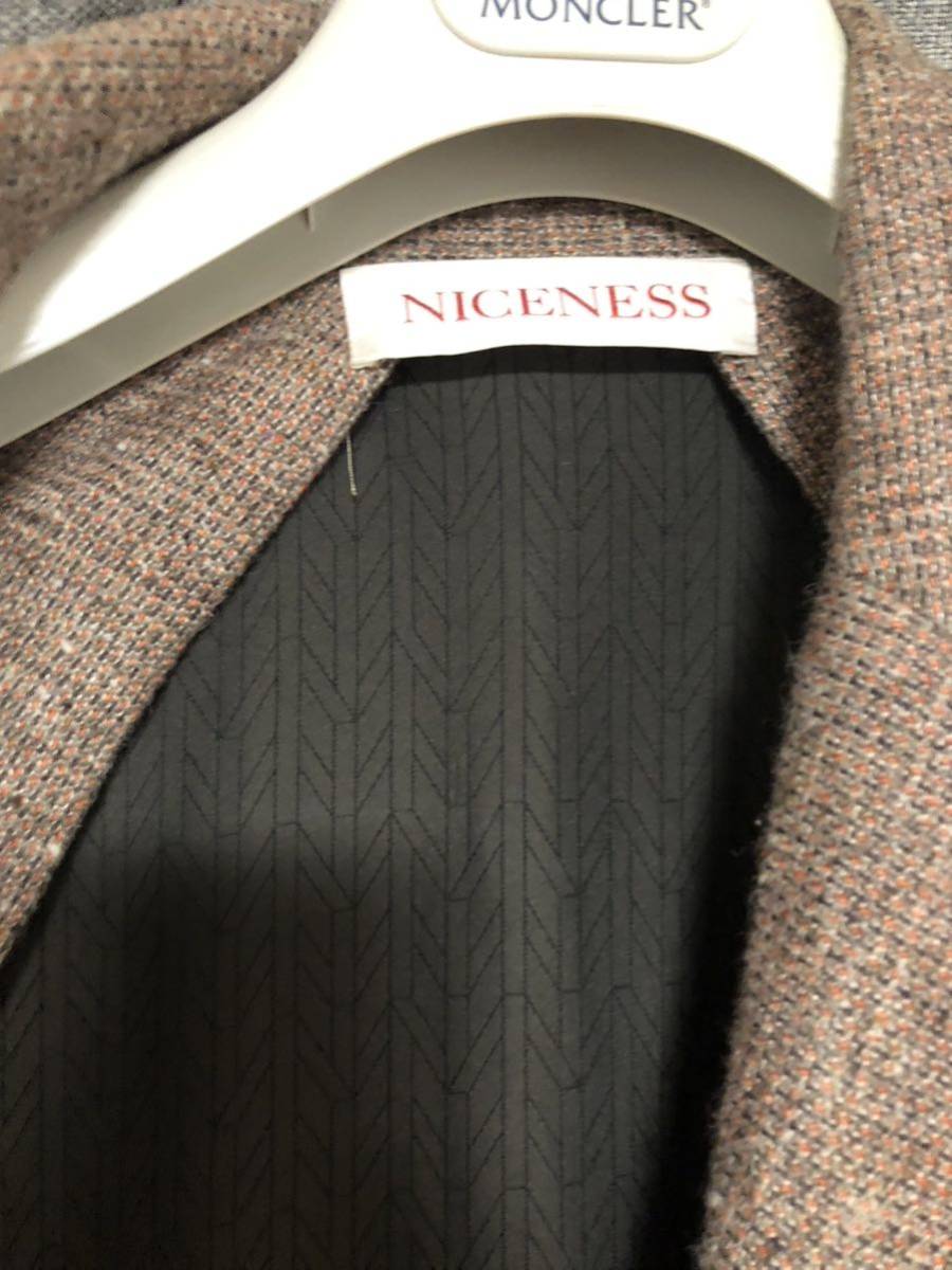 niceness davidson ツイードジャケット 2021AW サイズM ブラウン