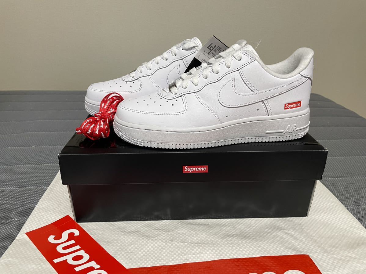 新品/27cm】Supreme × Nike Air Force 1 Low White ナイキ エア