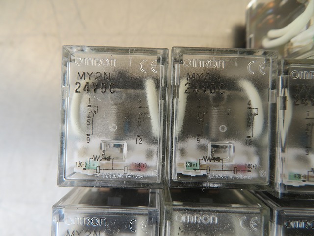 OMRON オムロン LY4N　LY2N　MY2N　24VDC　リレー ◎現状品_画像3