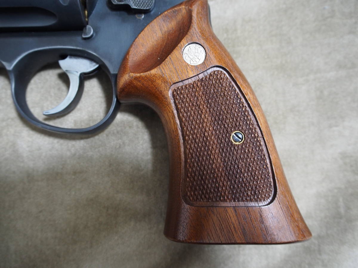 マルシンS&W M29ブラックHWガスガン6.5インチ 木製グリップ マルシンS&W M29ブラックHWガスガン6.5インチ 木製グリップ