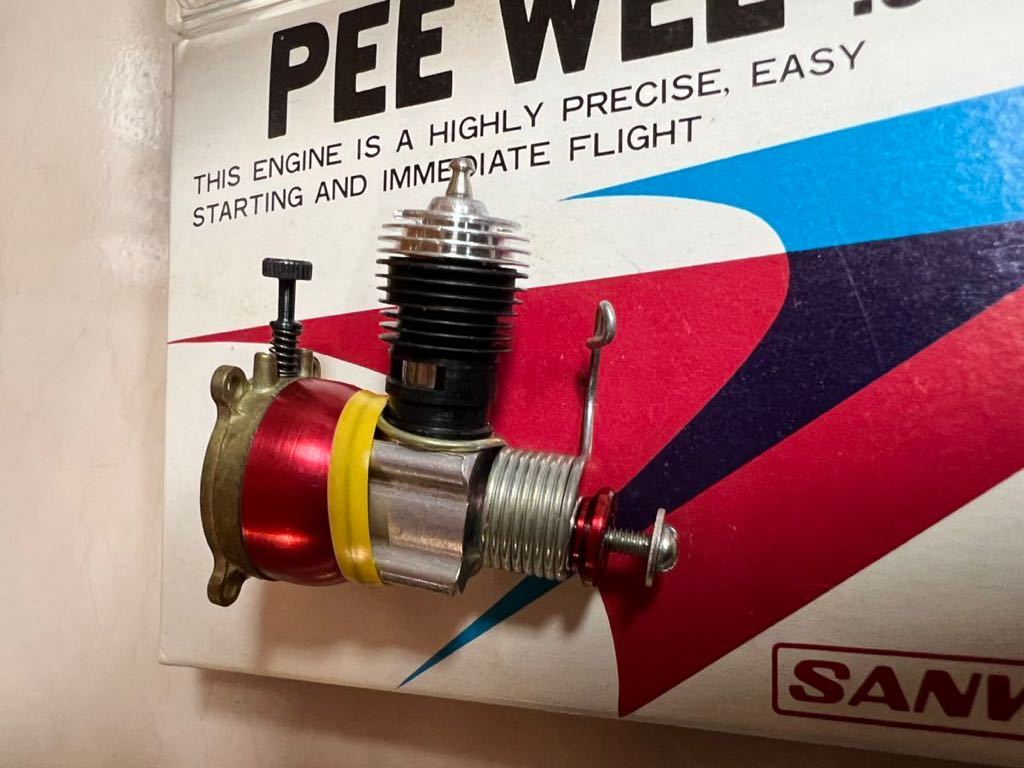 未使用 SANWA COX/サンワコックス PEE WEE 模型飛行機用 .020cl/.327CC エンジン/ホビーラジコン/パーツ/ヴィンテージ デッドストック _画像4