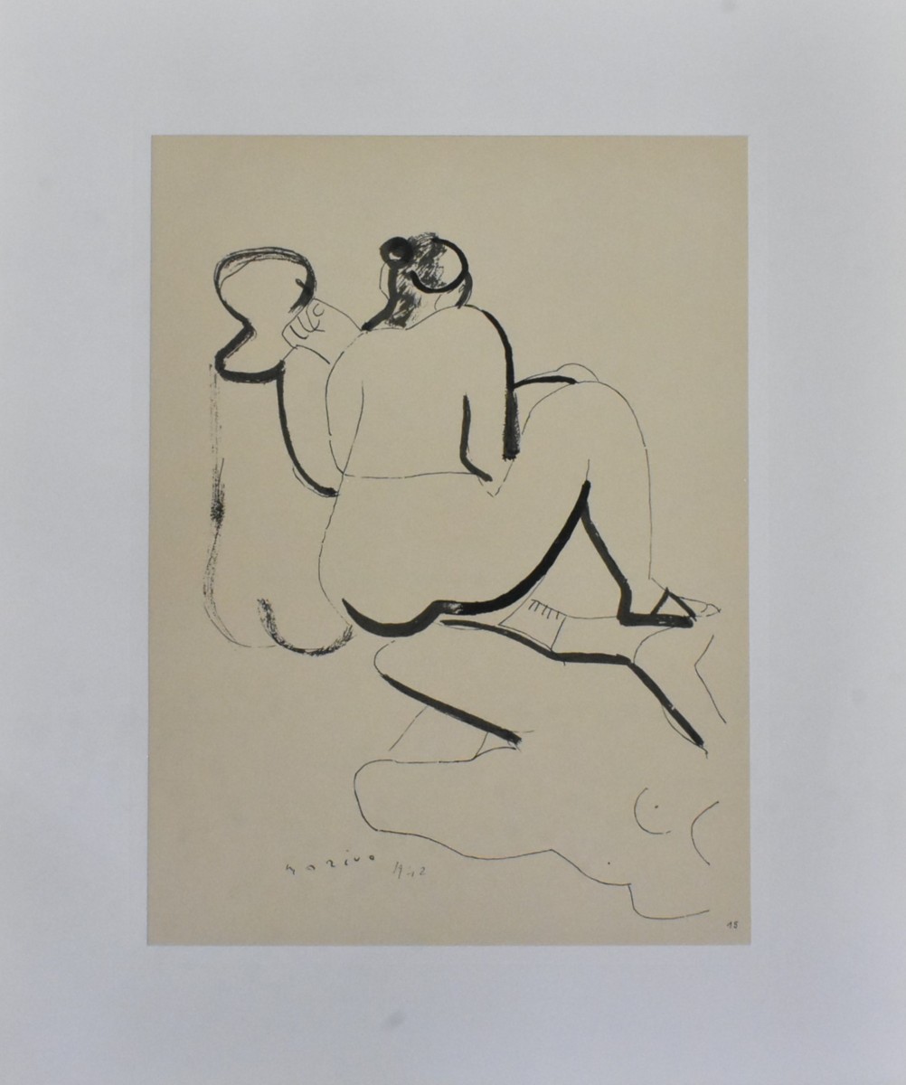巨匠作家希少版画作品! 　　マリノ・マリー二　　版画　　「forme,1942」　　 　1968年制作　　 【正光画廊】