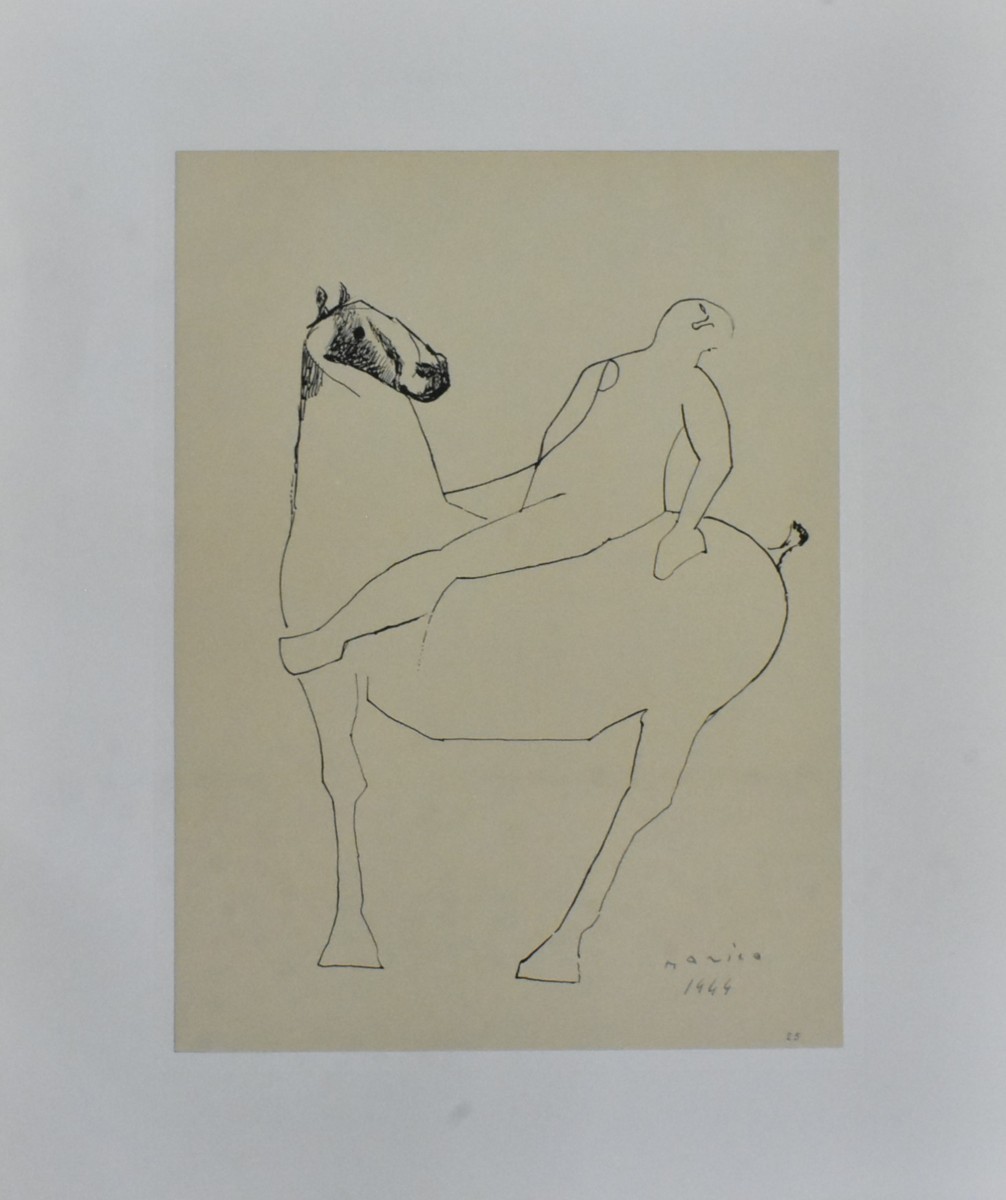 巨匠作家希少版画作品! マリノ・マリー二 版画 「miracolo,1944
