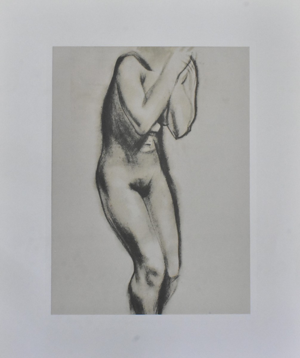 巨匠作家希少版画作品! マリノ・マリー二 版画 「nudo,1927」 1968年