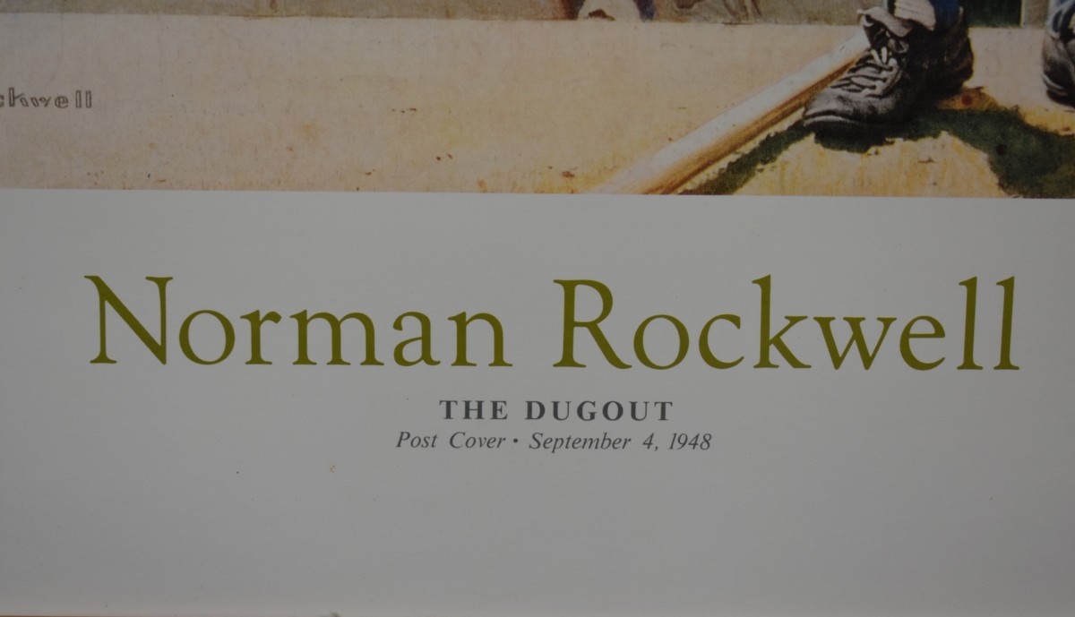  digging recommended work! Norman * lock well poster [THE DUGOUT] [ regular light ..]