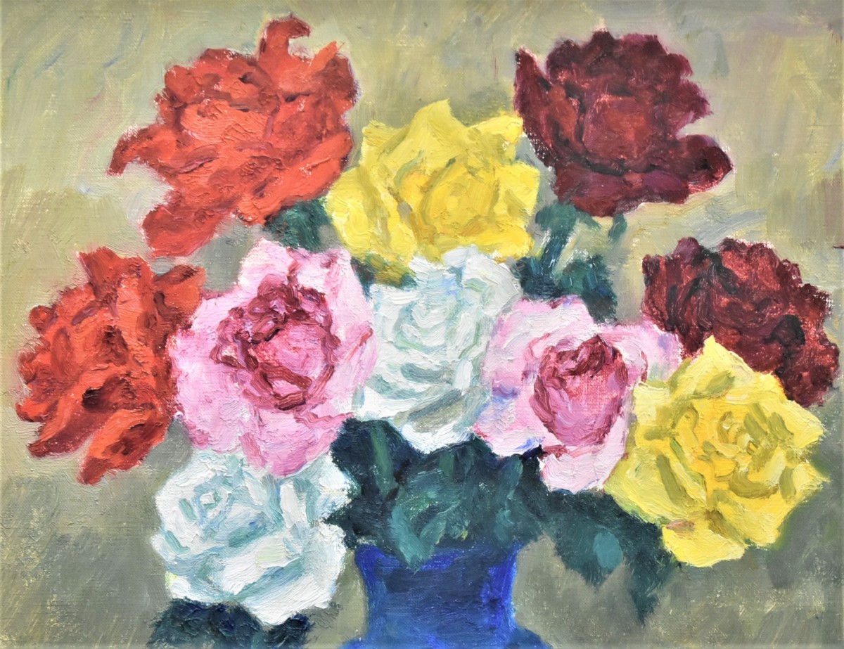 セール爆買い ヤフオク! - 物故画家希少油絵作品 小寺健吉 6号