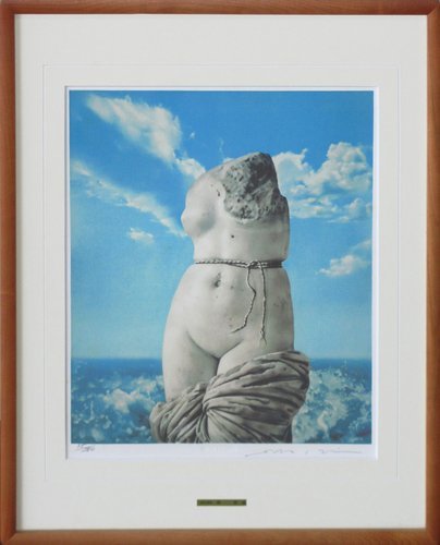 森秀雄　　リトグラフ　　「偽りの青空へ蘇るヴィナス」　　　　　限定280部　　　　【正光画廊・5000点出品中・お好きな作品が見つかりま