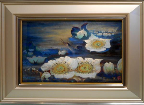 野崎貢 8P 「花咲く風景」 【正光画廊・5000点出品中・お好きな作品が