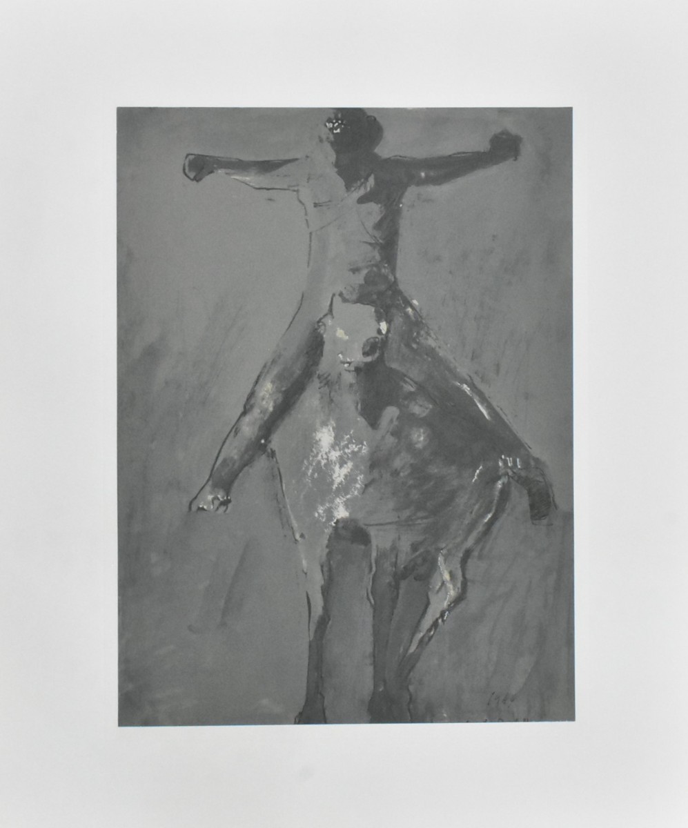 巨匠作家希少版画作品! マリノ・マリー二 版画 「ascensione,1949