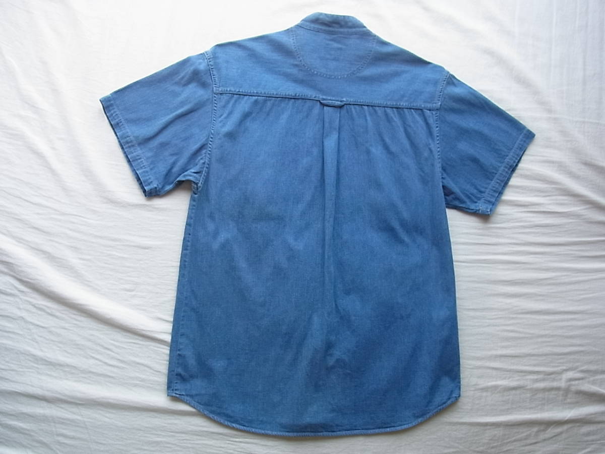 orslow or s low original Denim oversize short sleeves band color shirt size 1 made in Japan 