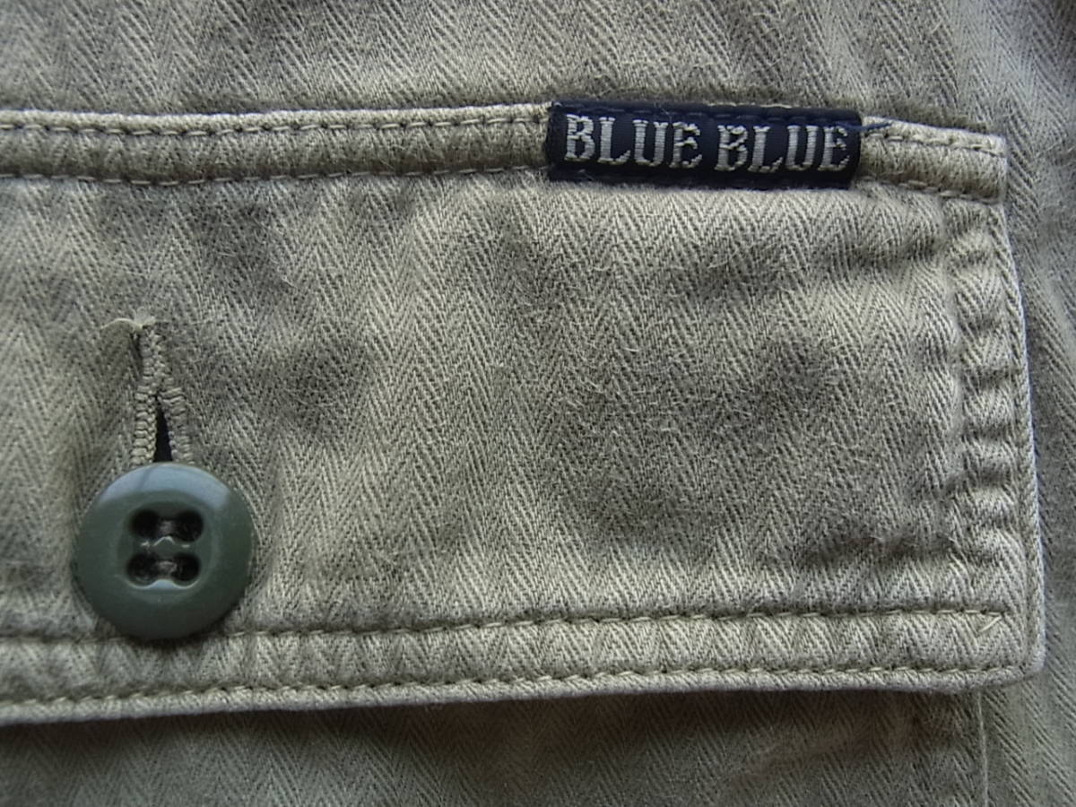 HOLLYWOOD RANCH MARKET BLUE BLUE ハリウッドランチマーケット ブルー ブルー　ユーズド加工　ベイカーパンツ　サイズ 2/M 日本製_画像5