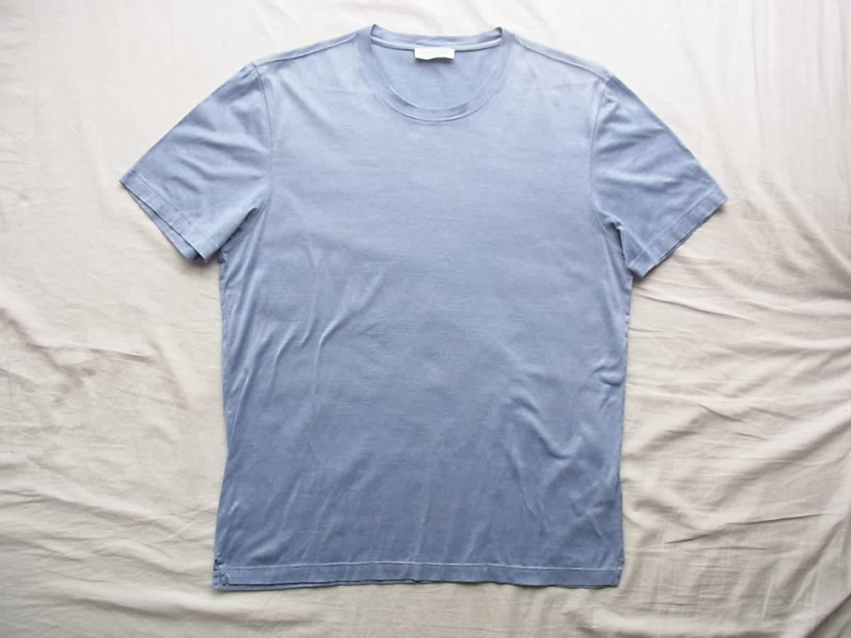 Gran Sasso グラン サッソ 細いボーダー柄 Tシャツ サイズ 50 MADE IN