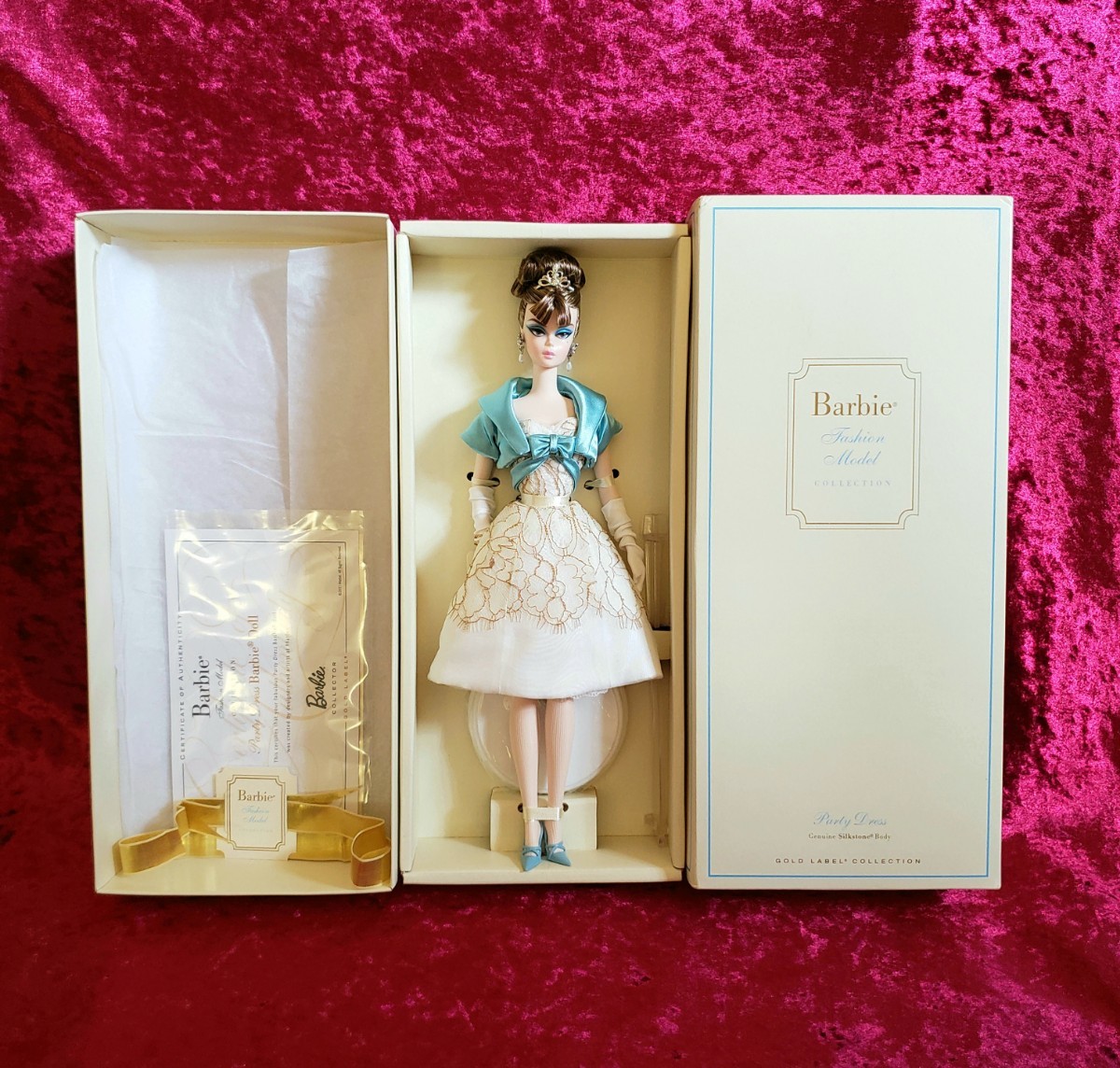 Barbie Party Dress silkstone Gold label ファッションモデル