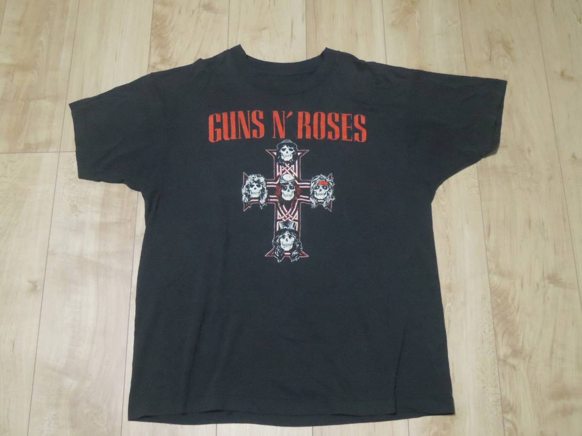 80's～90's ビンテージ GUNS N' ROSES ガンズ&ローゼス Tシャツ_画像1