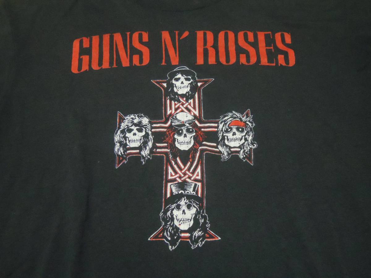 80's～90's ビンテージ GUNS N' ROSES ガンズ&ローゼス Tシャツ_画像2