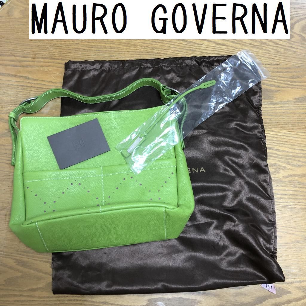 最新作売れ筋が満載 MAURO GOVERNA ショルダーバッグ グリーン 母の日