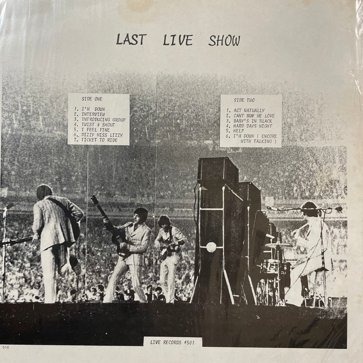 ビートルズ BEATLES LAST LIVE SHOW LPレコード