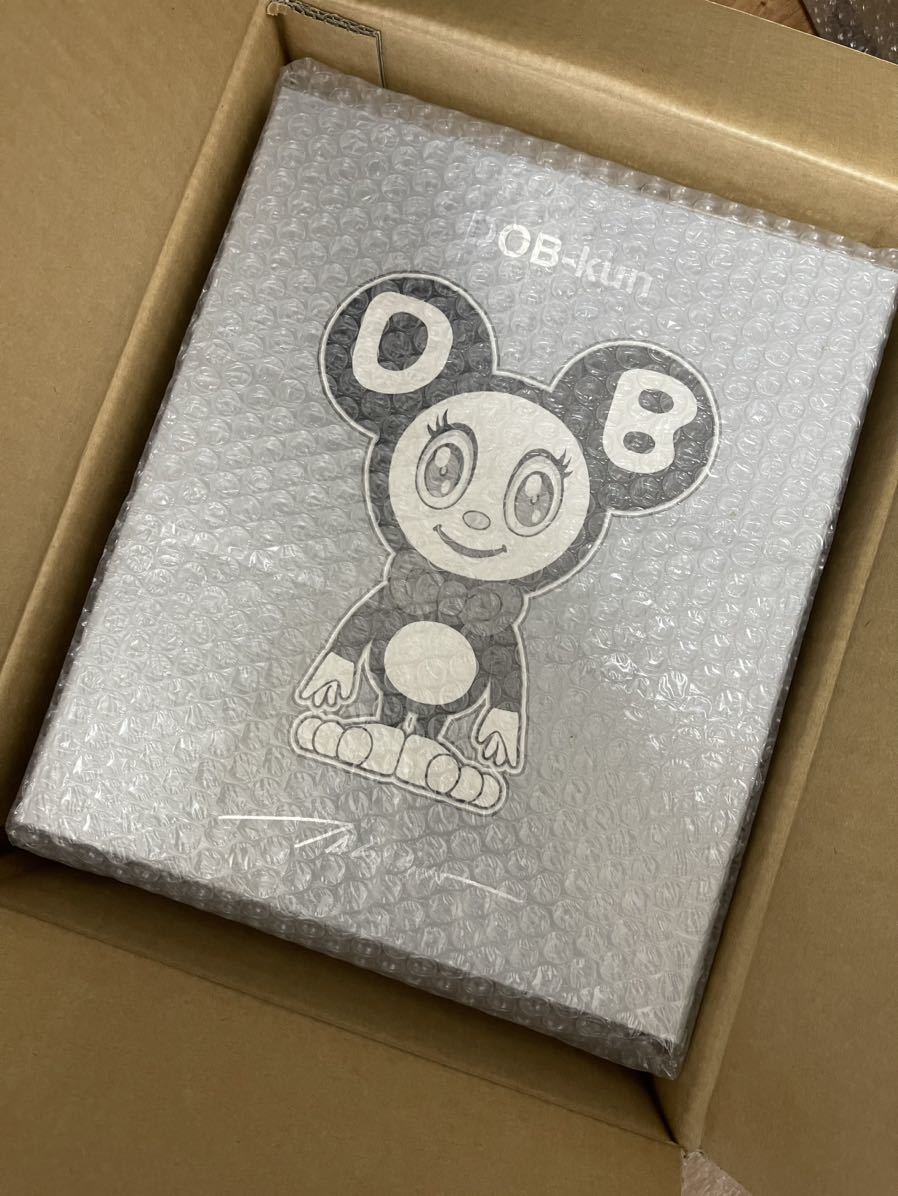 INSTINCTOY Takashi Murakami DOB-kun Soft Vinyl (2023) Monochrome インスティンクトイ 村上隆 モノクロ ソフビ 限定_画像2