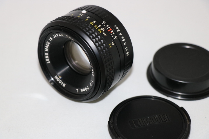 RICOH リコーXR RIKENON 50mm F2 L K-Mount Lens 良品| JChere雅虎拍卖代购