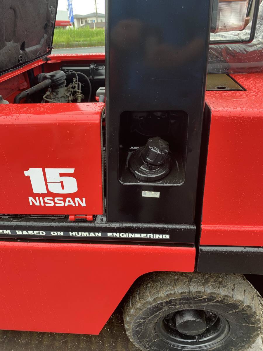 NISSAN　ニッサンフォークリフト　ガソリン車　1.5トンクラス　パワステ下取り可能_画像5