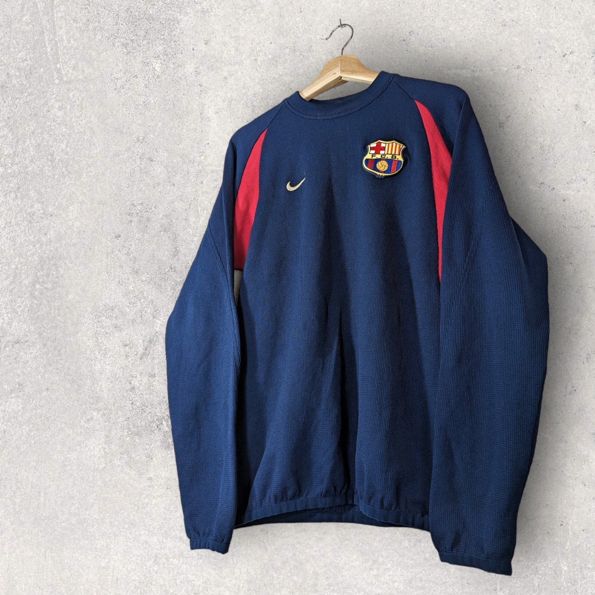 日本最大の NIKE スウェット 長袖ワッフル FCバルセロナ ナイキ ジャケット、上着