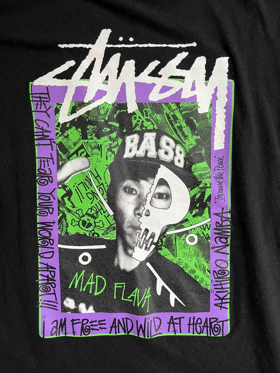 【送料無料】希少 コラボ tシャツ STUSSY 難波章浩T ステューシー