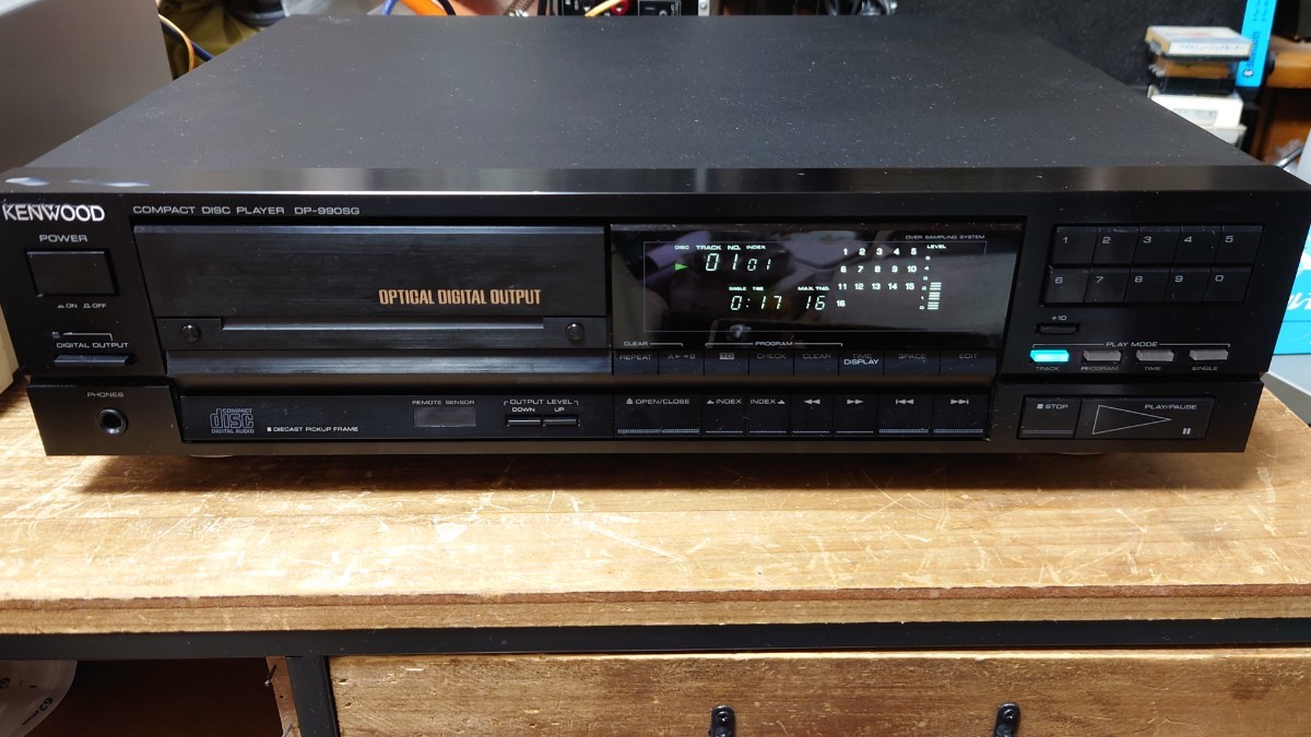 KENWOOD CD player DP-990SG test hour reproduction ok passing of years goods guarantee none 