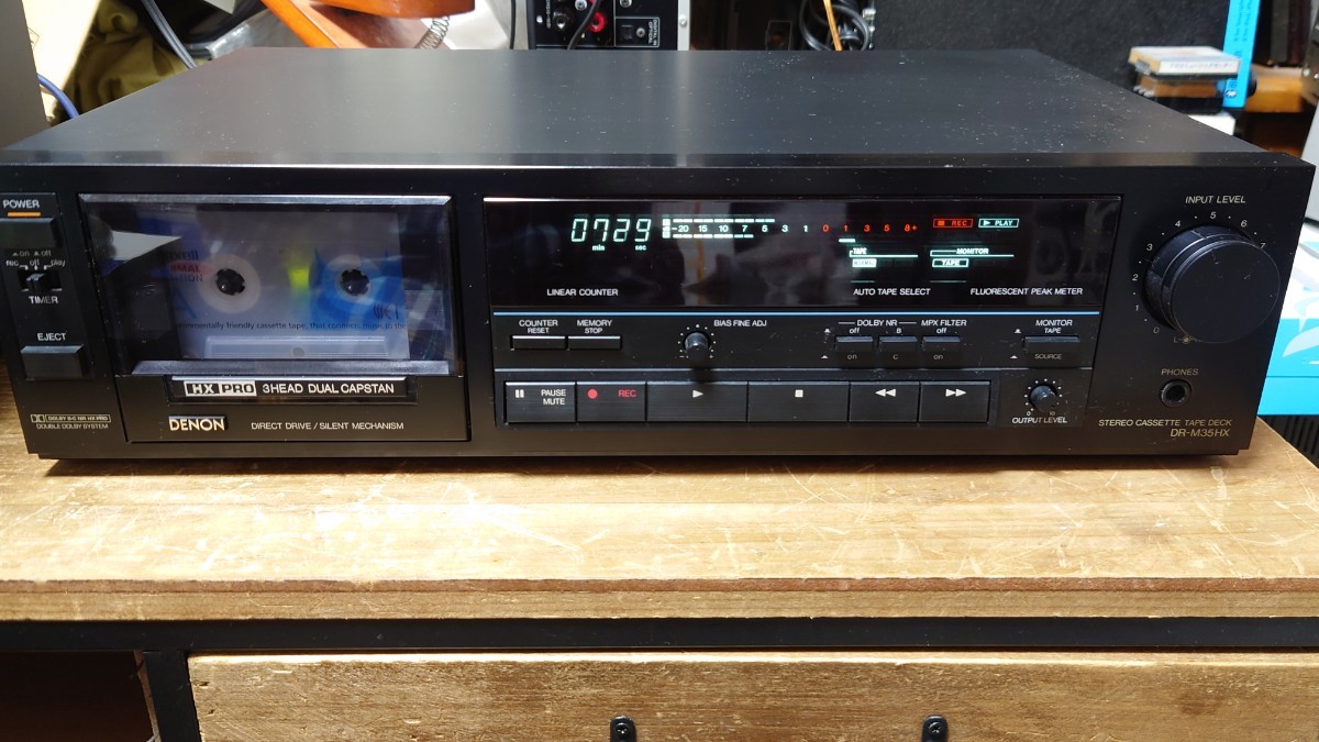 Yahoo!オークション - DENON DR-M35HX 3ヘッドカセットデッキ Yahoo!オークション - DENON DR-M35HX 3ヘッドカセットデッキ